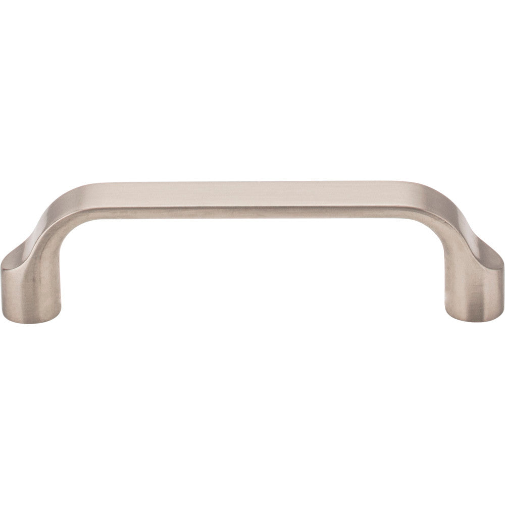 Elements 239-96SN: 96 mm cc Brenton Flat Bar Cabinet Pull - Satin Nickel