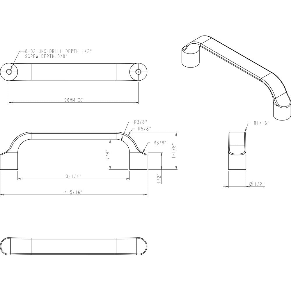 Elements 239-96SN: 96 mm cc Brenton Flat Bar Cabinet Pull - Satin Nickel