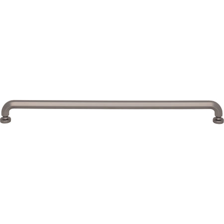 Top Knobs TK3326AG: 12" cc Stanmore D-Handle Cabinet Pull - Ash Gray