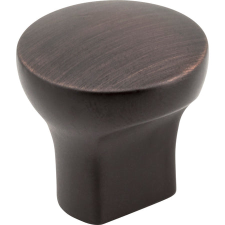 Elements 239DBAC: 1" Brenton Round Cabinet Knob - Brushed Oil Rubbed Bronze
