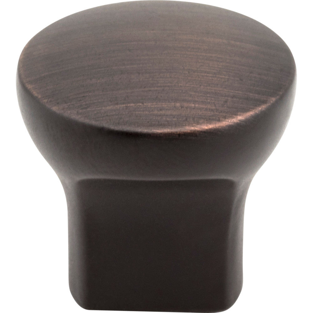 Elements 239DBAC: 1" Brenton Round Cabinet Knob - Brushed Oil Rubbed Bronze