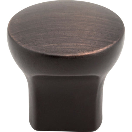 Elements 239DBAC: 1" Brenton Round Cabinet Knob - Brushed Oil Rubbed Bronze