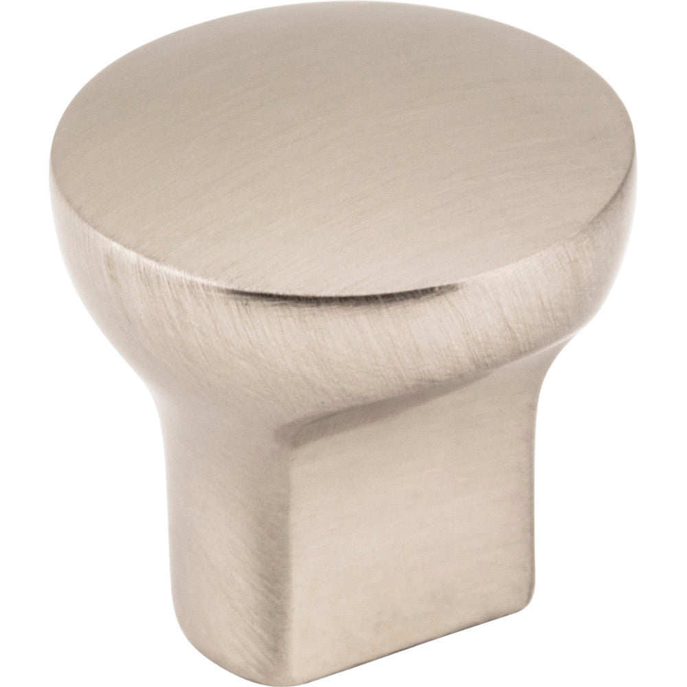 Elements 239SN: 1" Brenton Round Cabinet Knob - Satin Nickel