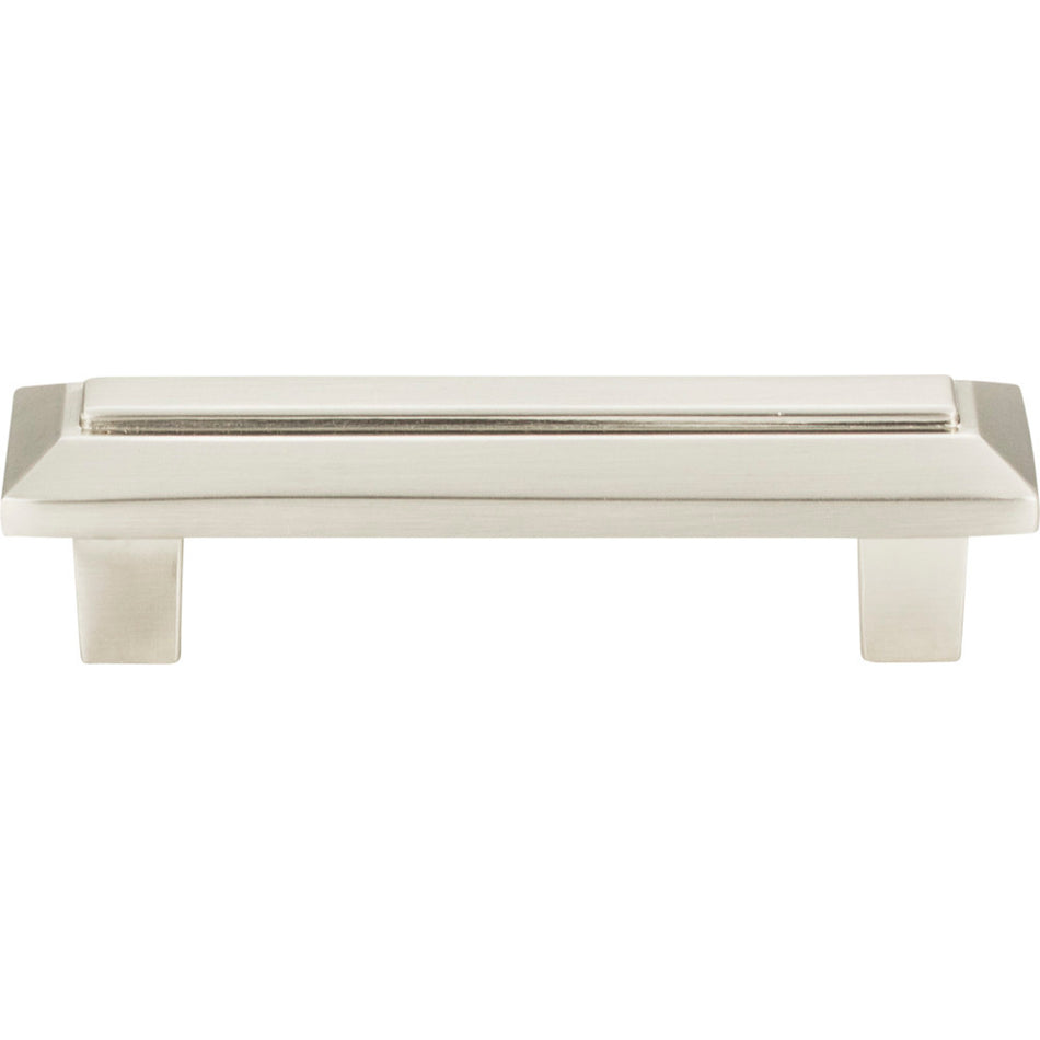 Atlas 241-BRN: 3" cc Trocadero Cabinet Pull - Brushed Nickel