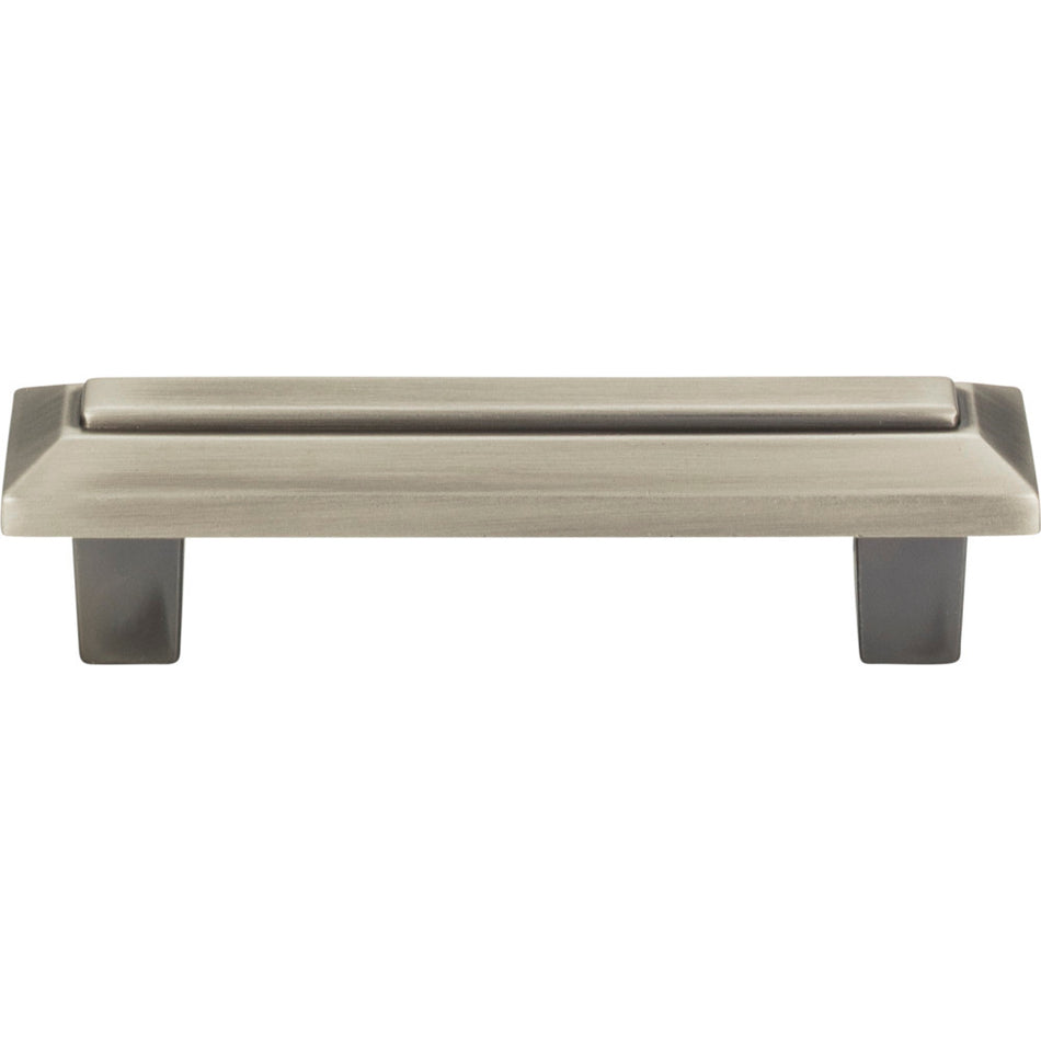 Atlas 241-P: 3" cc Trocadero Cabinet Pull - Pewter