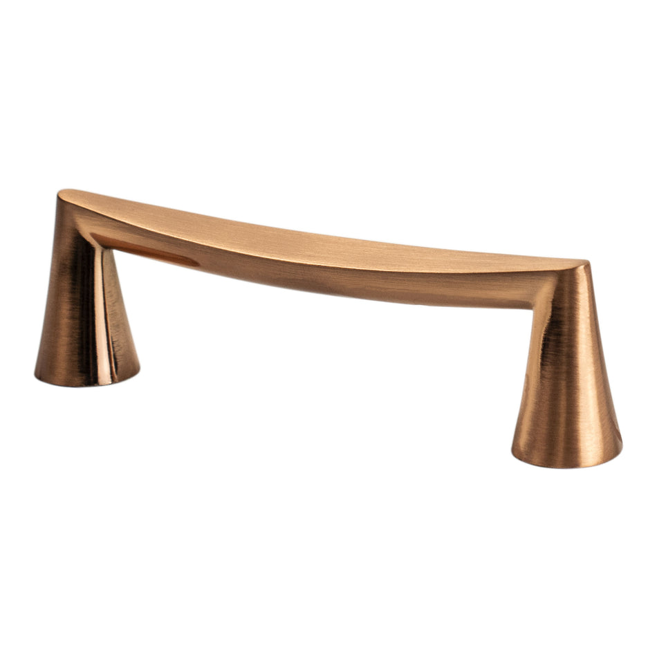 Berenson 2422-10BC: 96mm cc Domestic Bliss Cabinet Pull - Brushed Copper
