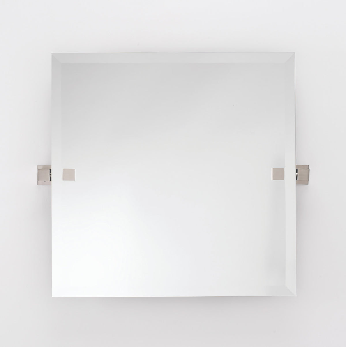 Alno 2424-SQR: 24" x 24" Mirror w/Beveled Edge and Holes For Brackets