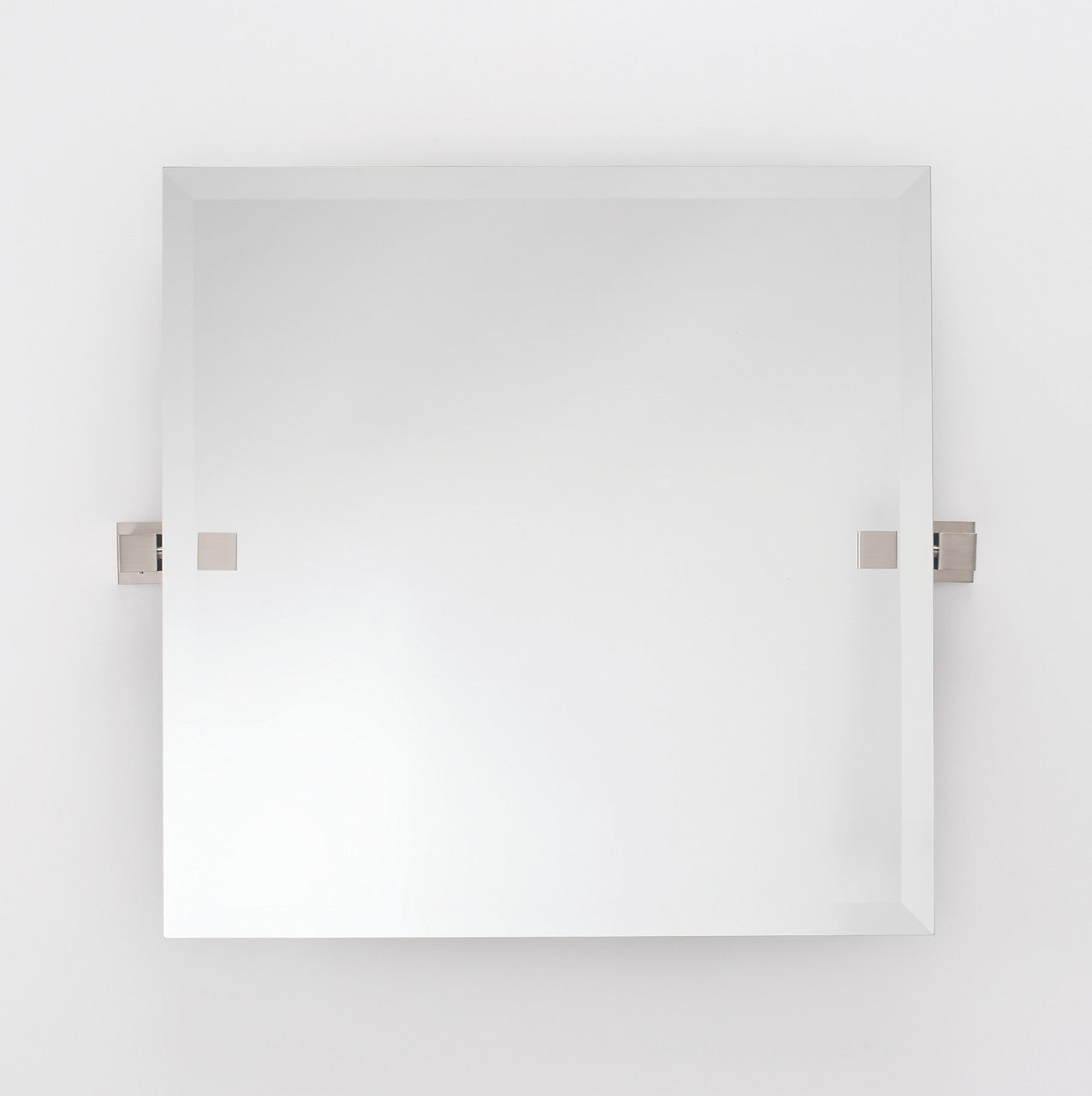 Alno 2424-SQR: 24" x 24" Mirror w/Beveled Edge and Holes For Brackets