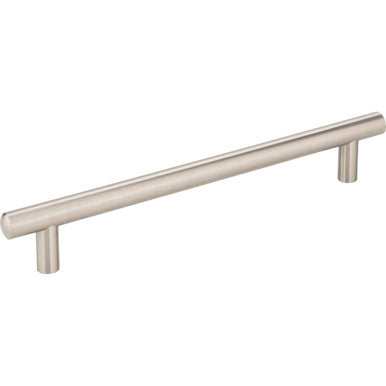Jeffrey Alexander 242SN: 192mm cc Key West Round Bar Cabinet Pull - Satin Nickel