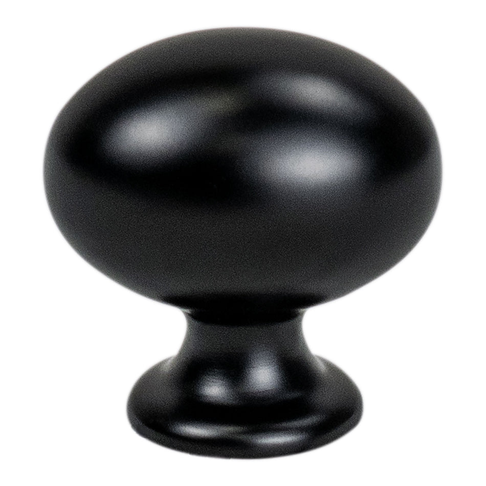 Berenson 2447-1055: 1" Emerling Cabinet Knob - Matte Black
