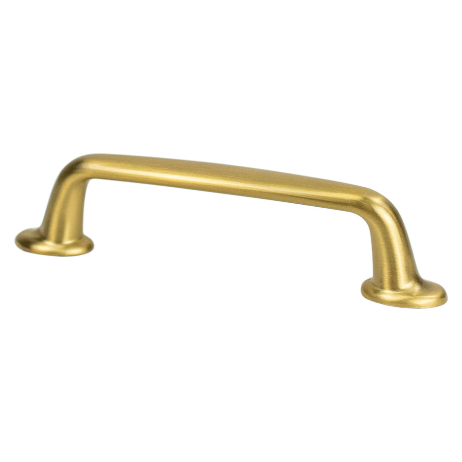 Berenson 2451-1MDB: 96mm cc Emerling Cabinet Pull - Modern Brushed Gold