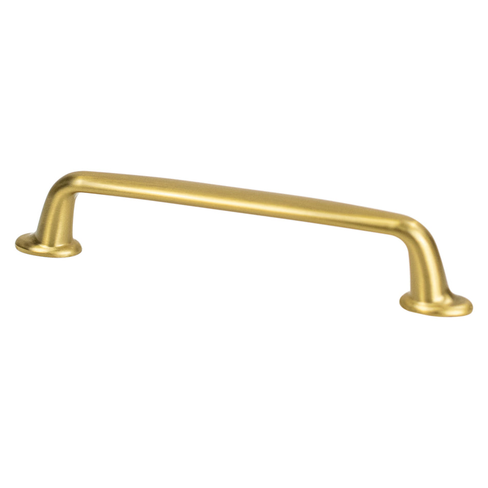 Berenson 2454-1MDB: 128mm cc Emerling Cabinet Pull - Modern Brushed Gold