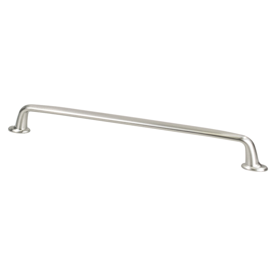 Berenson 2458-1BPN: 224mm cc Emerling Cabinet Pull - Brushed Nickel