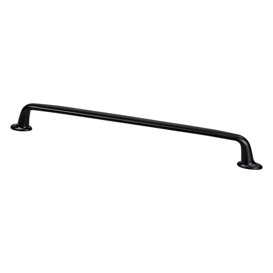 Berenson 2459-1055: 224mm cc Emerling Cabinet Pull - Matte Black