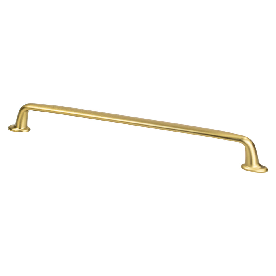 Berenson 2460-1MDB: 224mm cc Emerling Cabinet Pull - Modern Brushed Gold