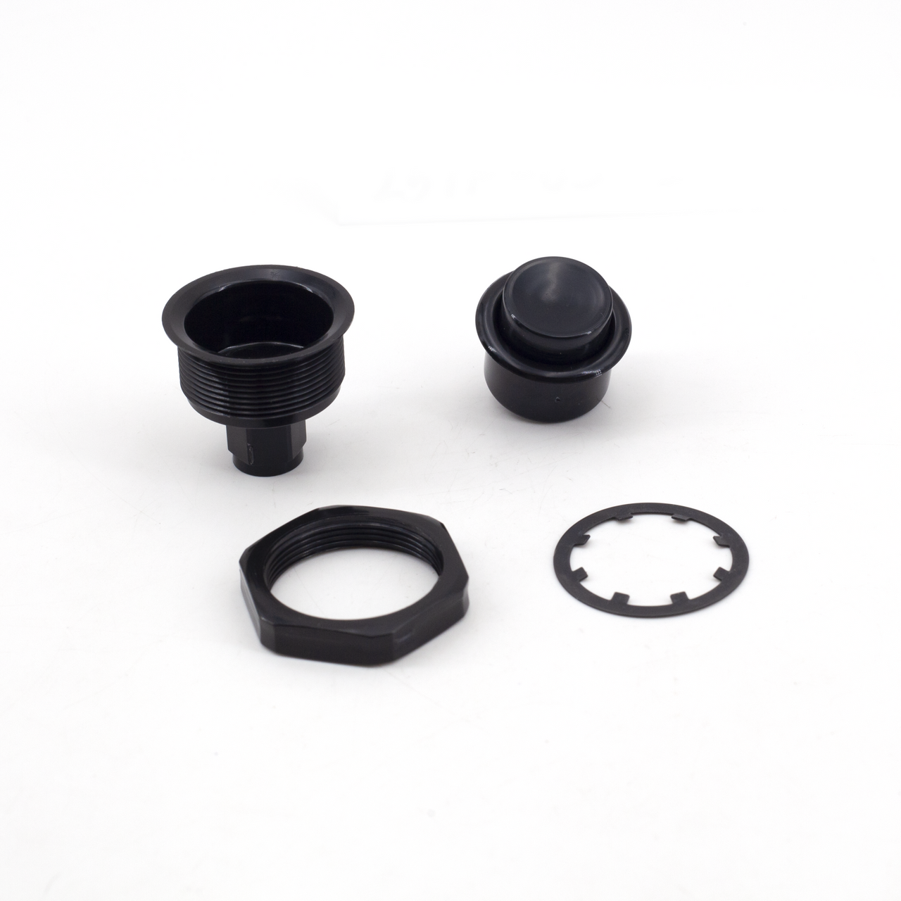 Sugatsune 251F-03-3: 22mm Large Flush Push Lock Fastener - Black