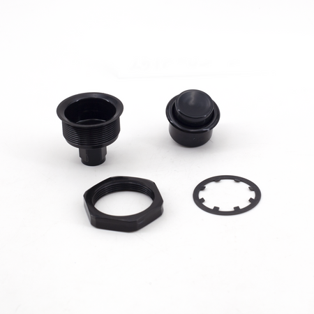 Sugatsune 251F-03-3: 22mm Large Flush Push Lock Fastener - Black