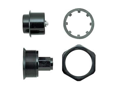 Sugatsune 251F-01-3: 20.5mm Large Flush Push Lock Fastener - Black