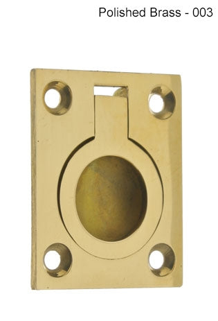 IDH Brass 25220-26D: 1-3/4" Flush Ring Pull - Satin Chrome