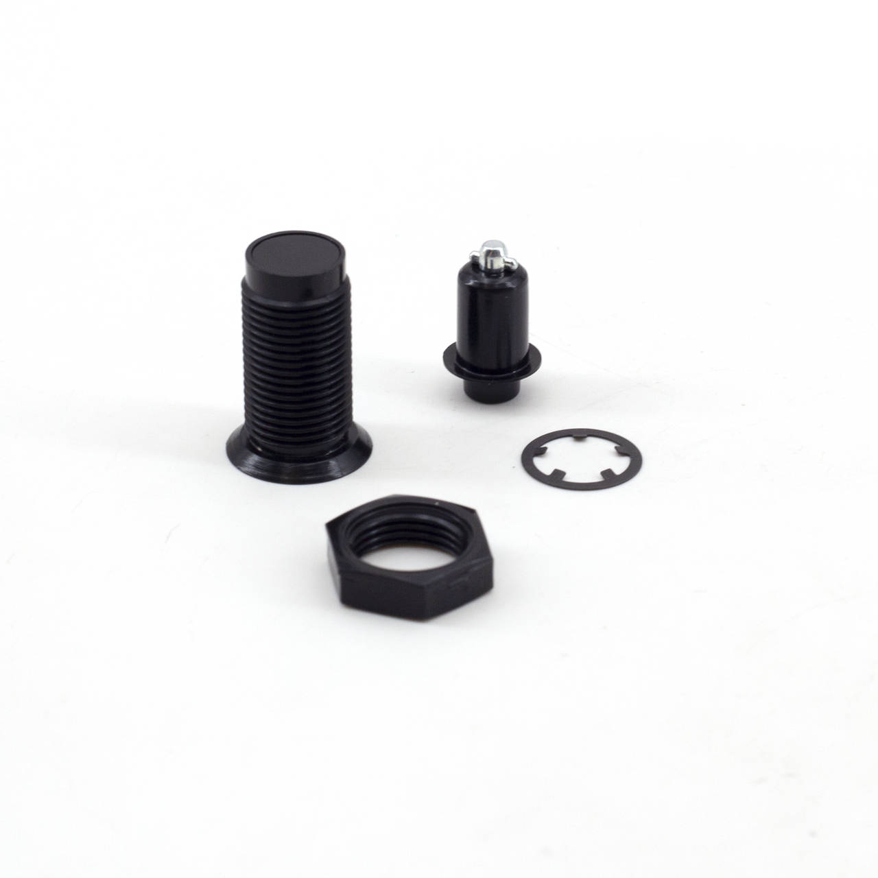 Sugatsune 252F-01-3: 18.5mm Mini Flush Push Lock Fastener - Black
