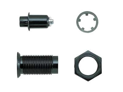 Sugatsune 152F-01-1: 16.5mm Mini Flush Push Lock Fastener - Polished Chrome