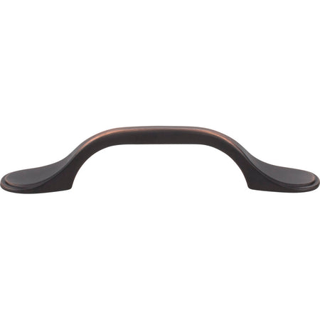 Elements 254-3DBAC: 3" cc Kenner Arch Cabinet Pull - Brushed Oil Rubbed Bronze