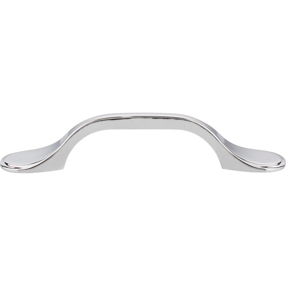 Elements 254-3PC: 3" cc Kenner Arch Cabinet Pull - Polished Chrome