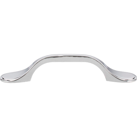 Elements 254-3PC: 3" cc Kenner Arch Cabinet Pull - Polished Chrome