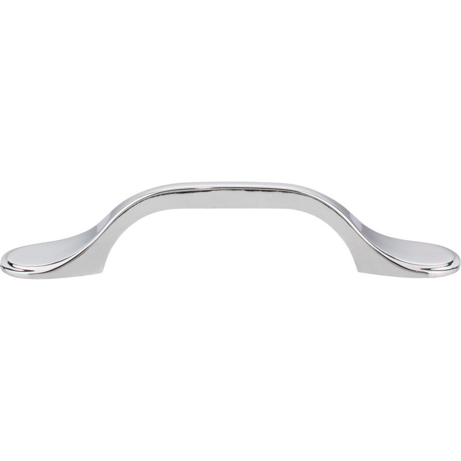 Elements 254-3PC: 3" cc Kenner Arch Cabinet Pull - Polished Chrome