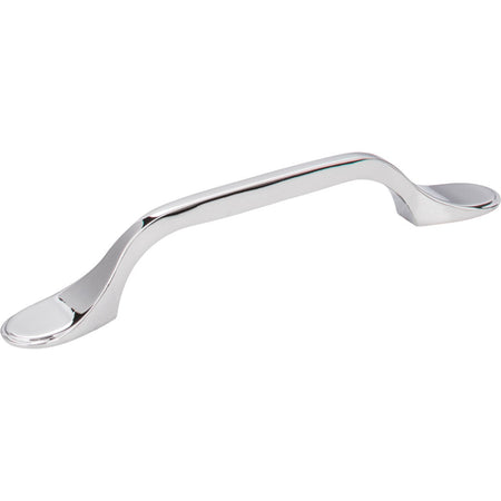 Elements 254-96PC: 96 mm cc Kenner Arch Cabinet Pull - Polished Chrome