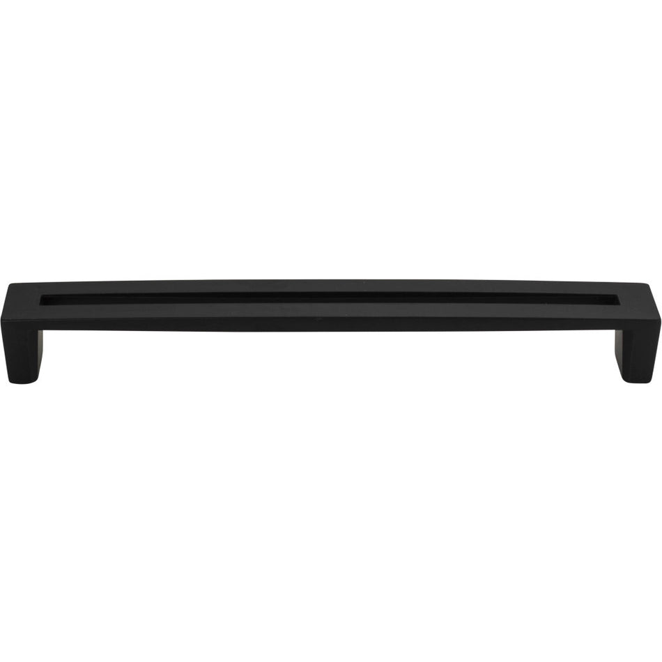 Atlas 256-BL: 7-9/16" cc Centinel Cabinet Pull - Matte Black
