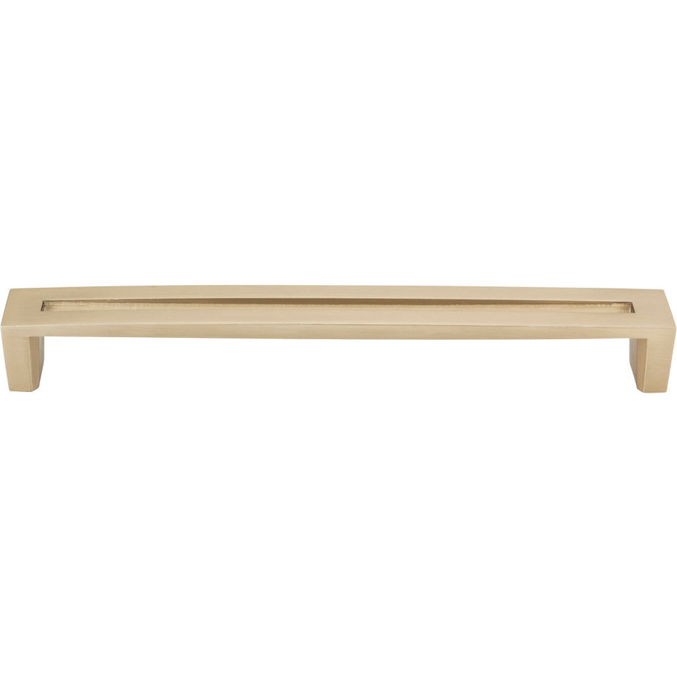 Atlas 256-CM: 7-9/16" cc Centinel Cabinet Pull - Champagne
