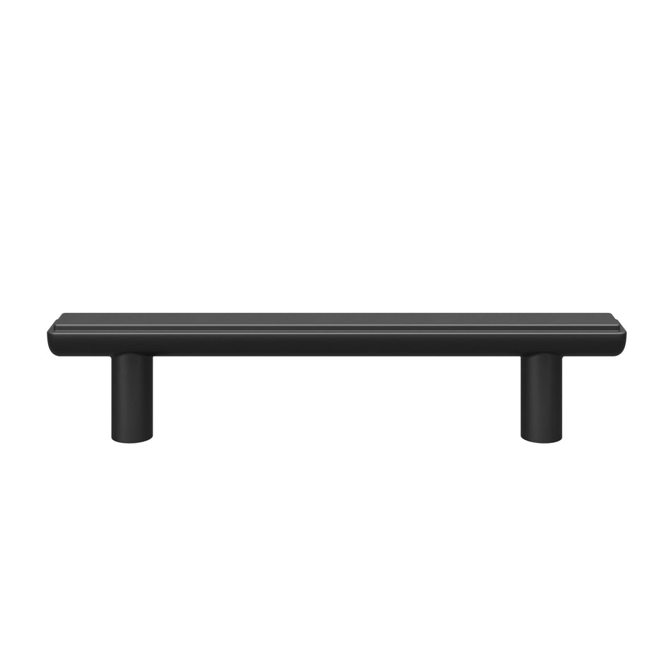 Atlas A6032-BL: 3-3/4" cc Finderne Cabinet Pull - Matte Black