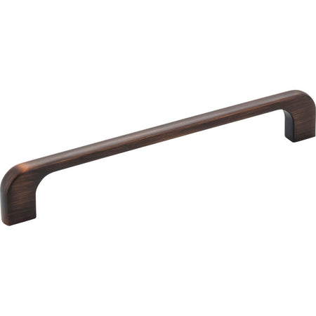 Jeffrey Alexander 264-160DBAC: 160mm cc Alvar Round Bar Cabinet Pull - Brushed Oil Rubbed Bronze
