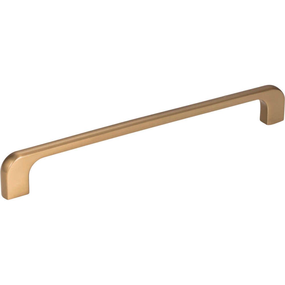 Jeffrey Alexander 264-192SBZ: 192mm cc Alvar Round Bar Cabinet Pull - Satin Bronze
