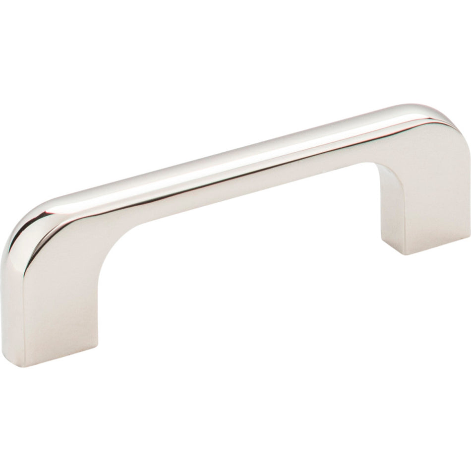 Jeffrey Alexander 264-3NI: 3" cc Alvar Round Bar Cabinet Pull - Polished Nickel