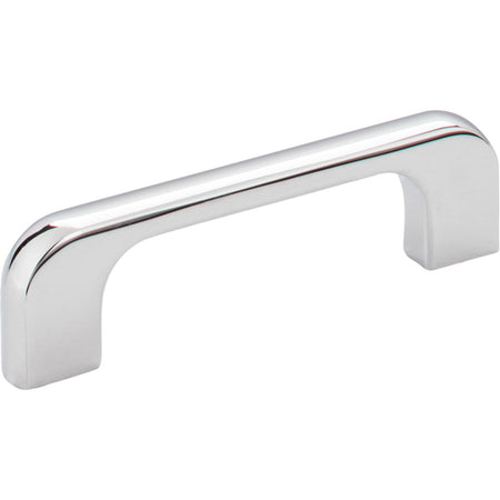 Jeffrey Alexander 264-3PC: 3" cc Alvar Round Bar Cabinet Pull - Polished Chrome