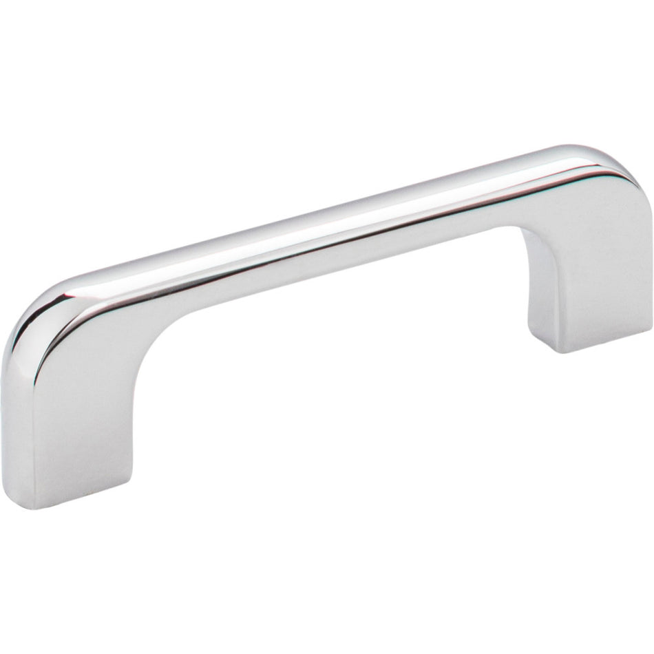 Jeffrey Alexander 264-3PC: 3" cc Alvar Round Bar Cabinet Pull - Polished Chrome