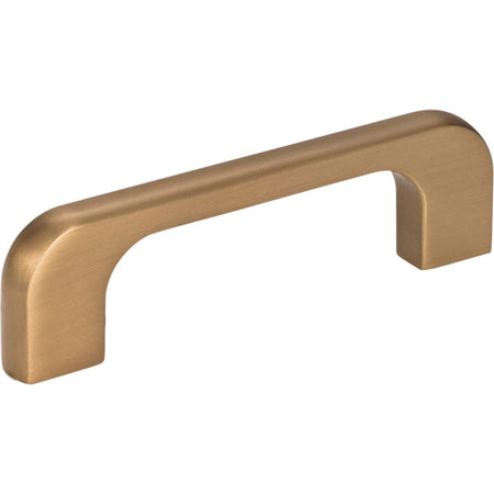 Jeffrey Alexander 264-3SBZ: 3" cc Alvar Round Bar Cabinet Pull - Satin Bronze