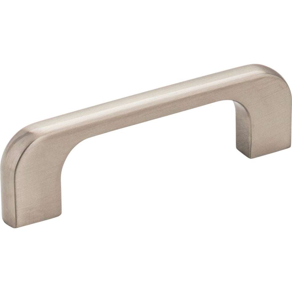 Jeffrey Alexander 264-3SN: 3" cc Alvar Round Bar Cabinet Pull - Satin Nickel