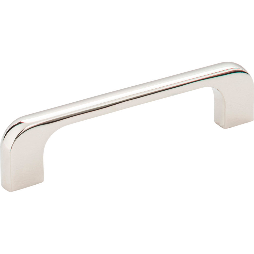 Jeffrey Alexander 264-96NI: 96mm cc Alvar Round Bar Cabinet Pull - Polished Nickel