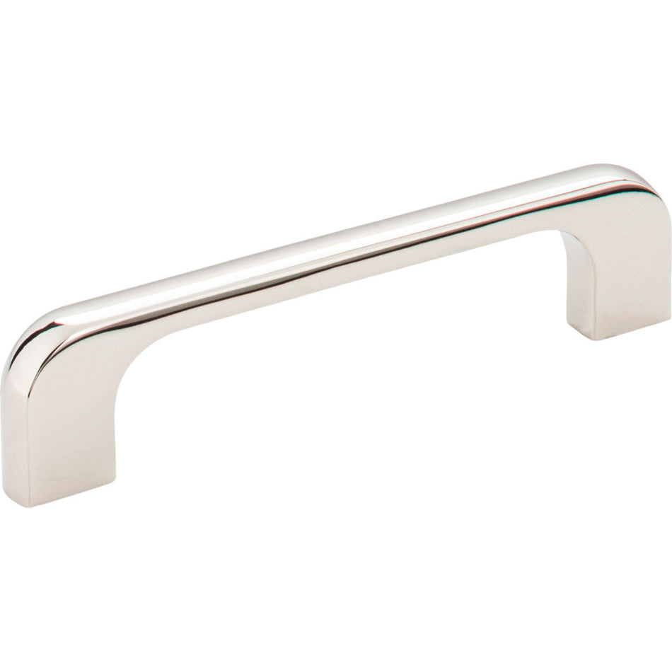Jeffrey Alexander 264-96NI: 96mm cc Alvar Round Bar Cabinet Pull - Polished Nickel