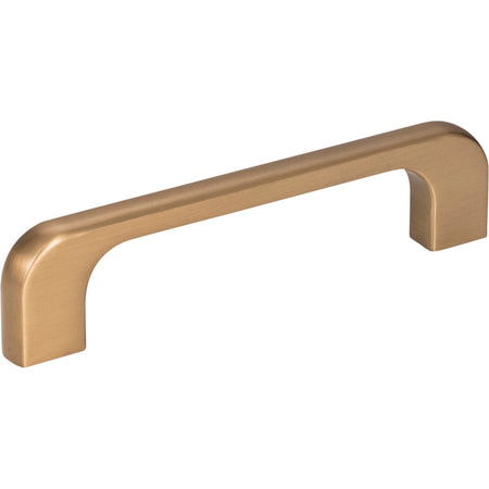Jeffrey Alexander 264-96SBZ: 96mm cc Alvar Round Bar Cabinet Pull - Satin Bronze
