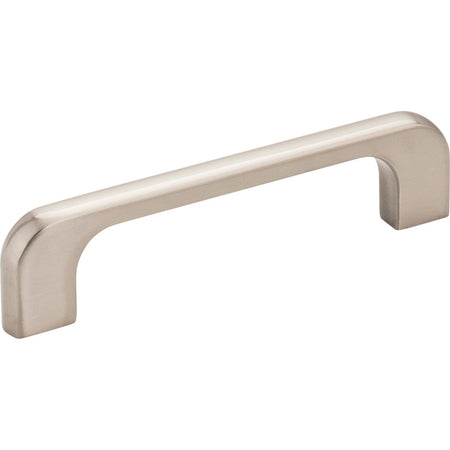 Jeffrey Alexander 264-96SN: 96mm cc Alvar Round Bar Cabinet Pull - Satin Nickel