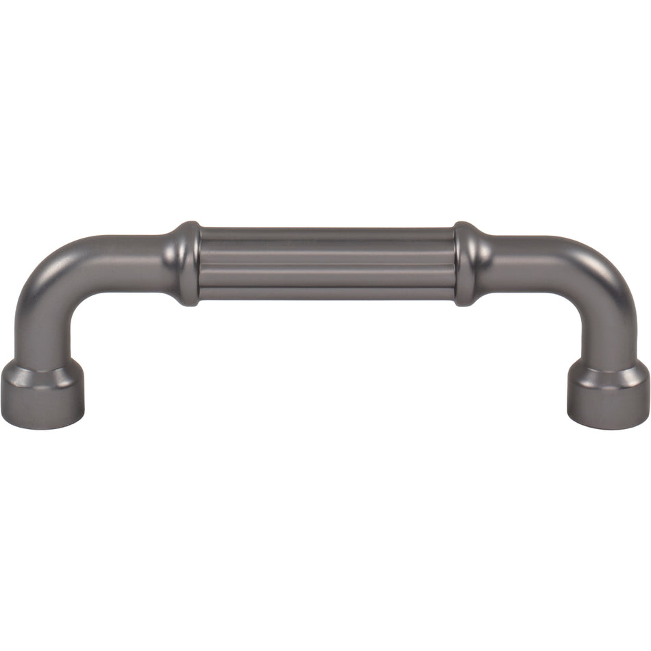 Top Knobs TK3402AG: 3-3/4" cc Pemberton Cabinet Pull - Ash Gray