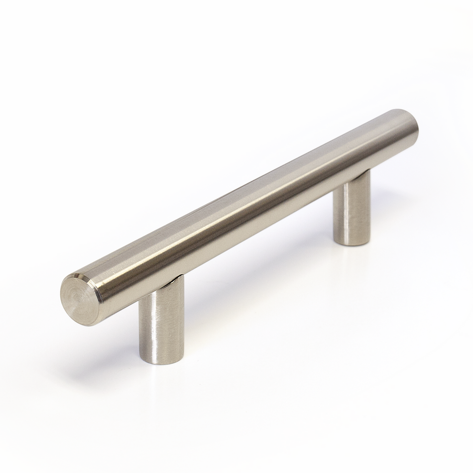 Sugatsune 2646: 96mm cc Round Bar Cabinet Pull - Satin Stainless Steel