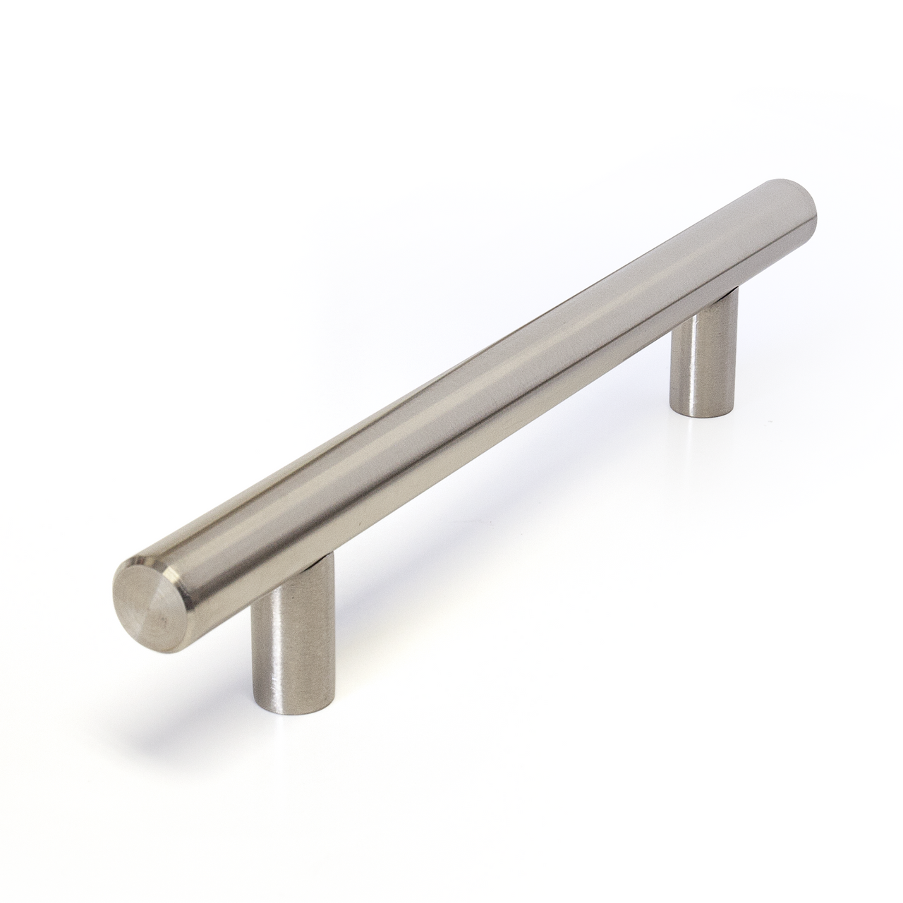 Sugatsune 2647: 128mm cc Round Bar Cabinet Pull - Satin Stainless Steel