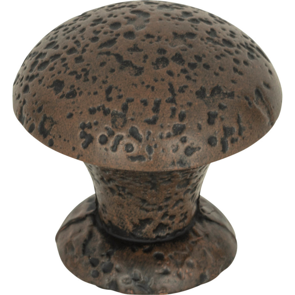 Atlas 272-R: 1-3/8" Olde World Cabinet Knob - Rust