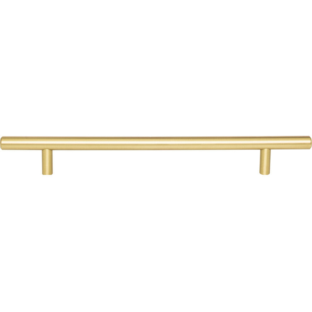 Elements 272BG: 192 mm cc Naples Round Bar Cabinet Pull - Brushed Gold