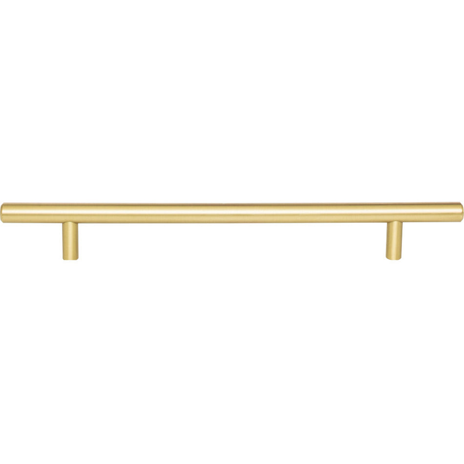 Elements 272BG: 192 mm cc Naples Round Bar Cabinet Pull - Brushed Gold